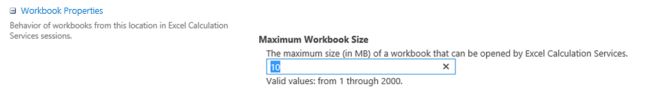 workbook size